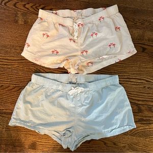J. Crew pajama shorts